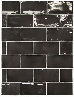 Плитка керамическая настенная 26906 MANACOR Black 7,5х15 см