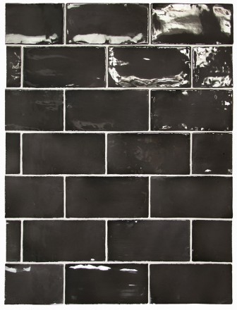 Плитка керамическая настенная 26906 MANACOR Black 7,5х15 см