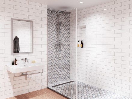 Керамогранит Aquarel BLUE 20x20