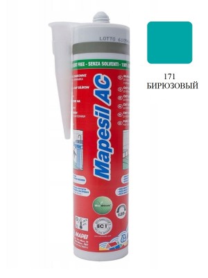 Силиконовый герметик MAPESIL AC 171 бирюзовый, 310 мл