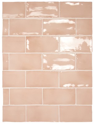 Плитка керамическая настенная 26904 MANACOR Blush Pink 7,5х15 см