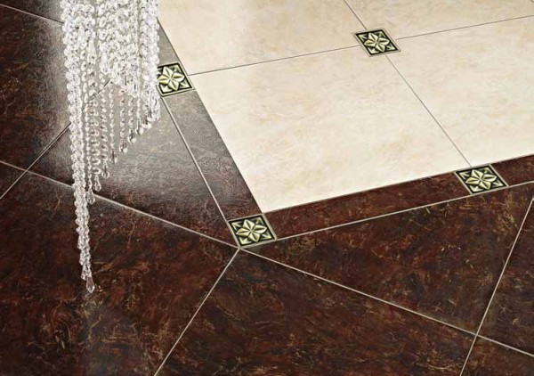 Коллекция плитки Бронзодекор Латунная вставка