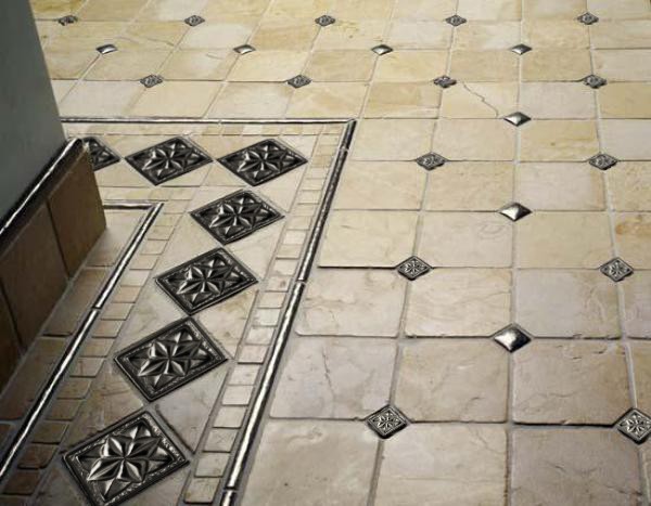 Коллекция плитки Бронзодекор Латунная вставка