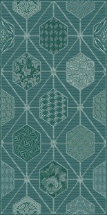Декор Devore Indigo Geometria 31,5*63