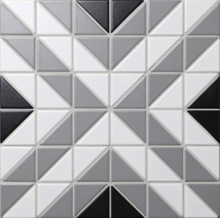Керамическая мозаика Albion CUBE GREY