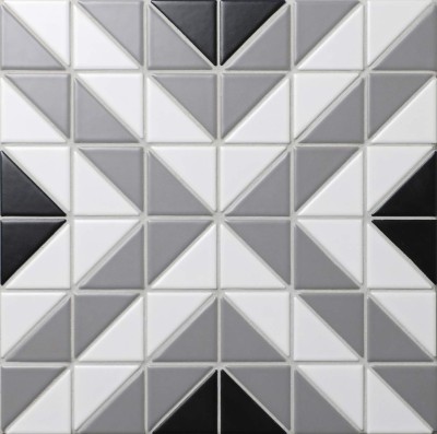 Керамическая мозаика Albion CUBE GREY