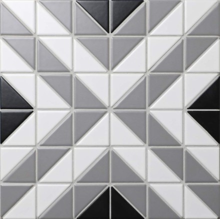 Керамическая мозаика Albion CUBE GREY