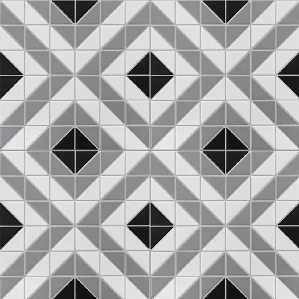 Керамическая мозаика Albion CUBE GREY