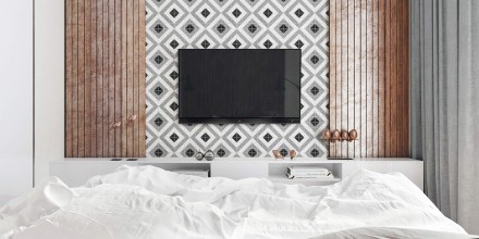 Керамическая мозаика Albion CUBE GREY