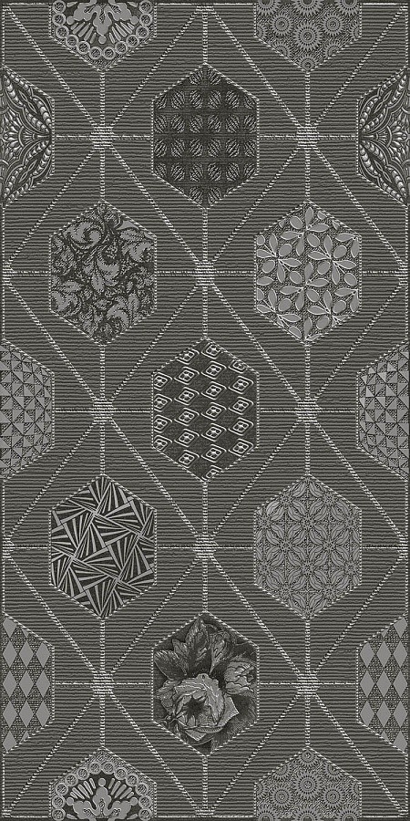 Декор Devore Gris Geometria 31,5*63