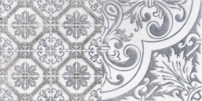 Настенная плитка декор 3 Кампанилья 1641-0095 20x40 серый