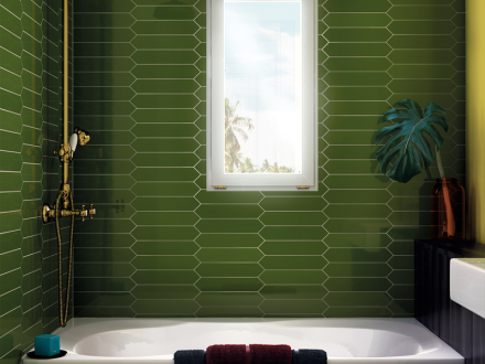 Плитка керамическая настенная 25827 ARROW Green Kelp 5х25