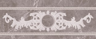 Бордюр Listelo Oka Blade Gris 10x25 - Navarti