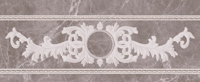 Бордюр Listelo Oka Blade Gris 10x25 - Navarti