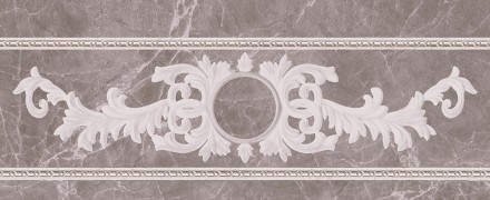 Бордюр Listelo Oka Blade Gris 10x25 - Navarti
