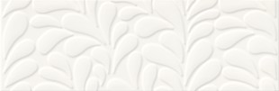 Плитка Meissen Keramik Moon Line белый рельеф 29x89 MOA-WTA051
