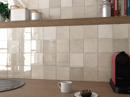 Плитка керамическая настенная 24455 ARTISAN Ochre 13,2х13,2 см