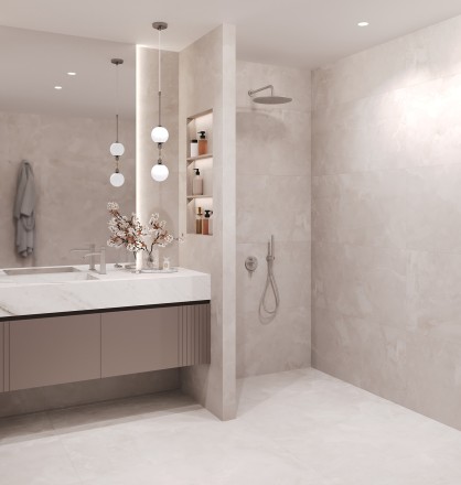 Керамогранит LunaRossa ONYX ELEGANT BEIGE 60x120 SATIN