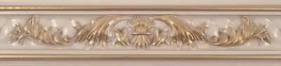 Бордюр DELACORA Vardo Crema Roseton 60x253 BW0ROS11