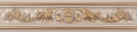 Бордюр DELACORA Vardo Crema Roseton 60x253 BW0ROS11