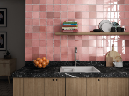 Плитка керамическая настенная 24456 ARTISAN Rose Mallow 13,2х13,2 см