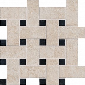 Мозаика /Керамогранит/ VALLELUNGA VILLA d'ESTE Grigio Basketweave Mosaico