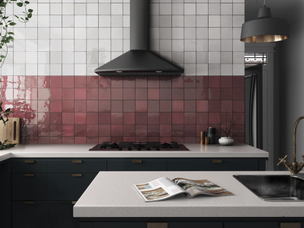 Плитка керамическая настенная 24457 ARTISAN Burgundy 13,2х13,2 см