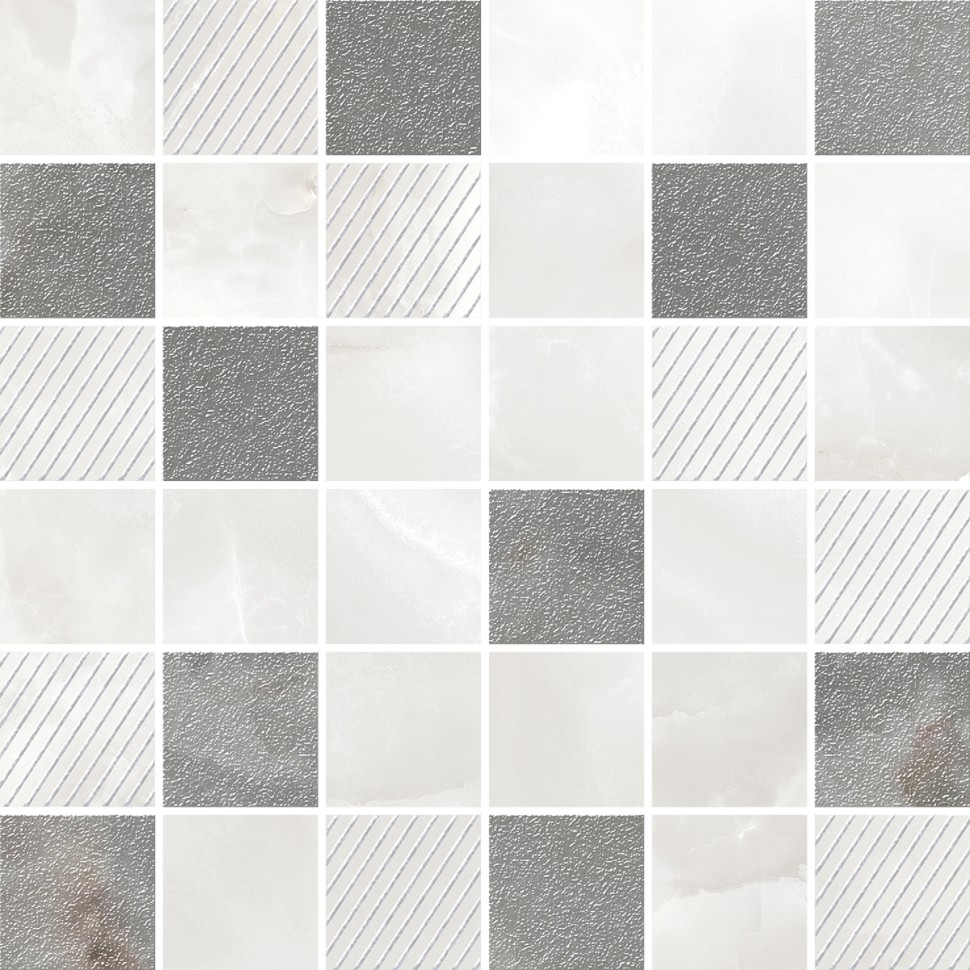 Мозаика Opale  Grey Mosaic 30*30