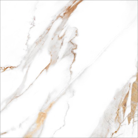 GT60600103MR Плитка грес глаз. Calacatta Royal_GT Белый 60*60