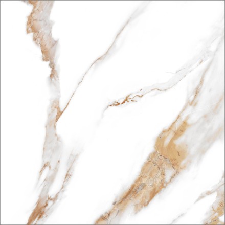 GT60600103MR Плитка грес глаз. Calacatta Royal_GT Белый 60*60