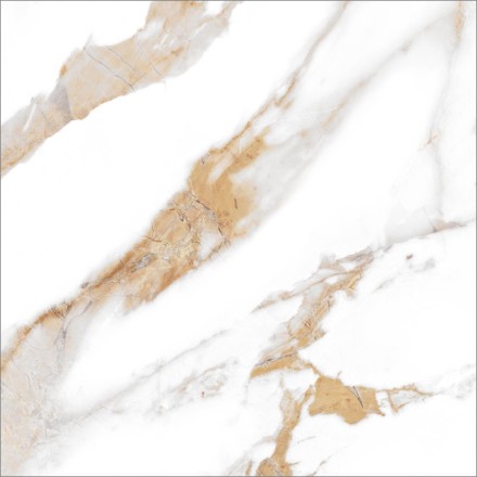 GT60600103MR Плитка грес глаз. Calacatta Royal_GT Белый 60*60