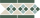 Бордюр керамический Border LISBON with 1 strip (Tr.16, Dots 13+18, Strips 18) 28х15 см
