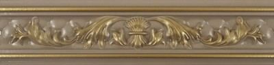 Бордюр DELACORA Vardo Cacao Roseton 60x253 BW0ROS18