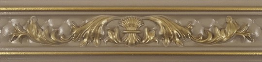 Бордюр DELACORA Vardo Cacao Roseton 60x253 BW0ROS18