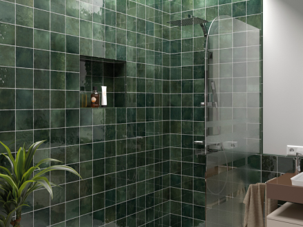 Плитка керамическая настенная 24461 ARTISAN Moss Green 13,2х13,2 см