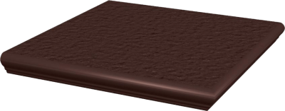 Natural Brown Duro ступень угловая с капиносом 33*33