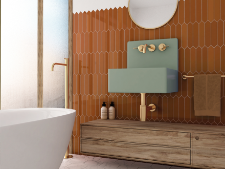 Плитка керамическая настенная 25830 ARROW Russet 5х25