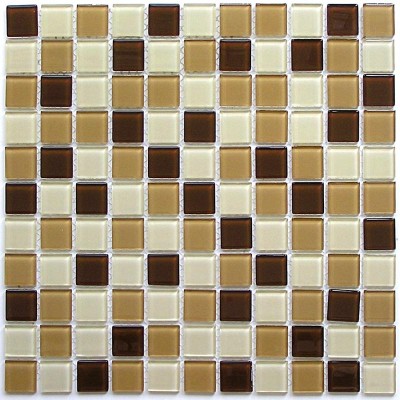 Стеклянная мозаика Latte mix 4*300*300