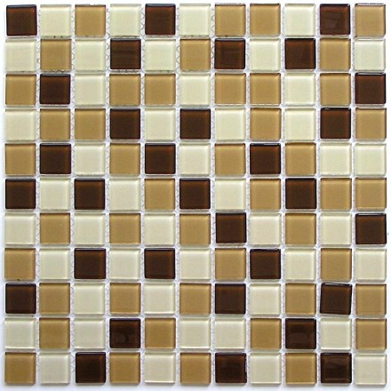 Стеклянная мозаика Latte mix 4*300*300