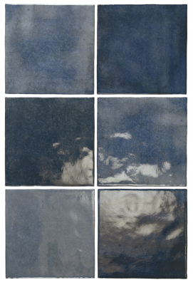 Плитка керамическая настенная 24460 ARTISAN Colonial Blue 13,2х13,2 см