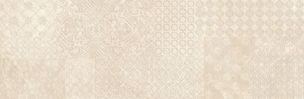 Настенная вставка Mei Soft Marble светло-бежевый 24x74 SOA-WID301