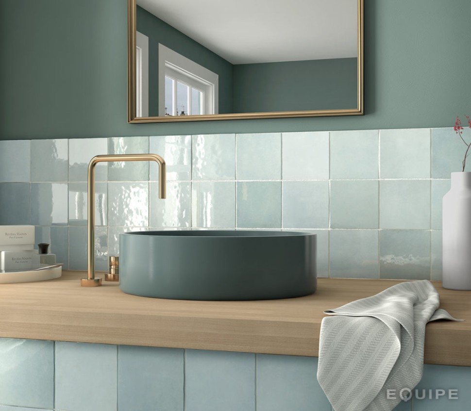 Плитка керамическая настенная 24458 ARTISAN Aqua 13,2х13,2 см