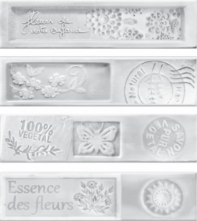 Декор керамический 7,3х30 Dolce Essence White