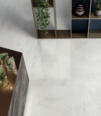 Керамогранит Шарм Делюкс Бьянко Микеланжело Натуральный 80*160