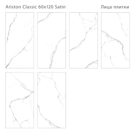 Керамогранит LunaRossa ARISTON CLASSIC 60x120 SATIN