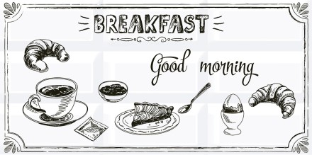 Декор 40,5*20,1 VOGUE Breakfast 1