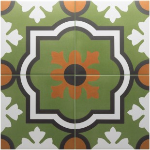 Гранит керамический 30711 RIVOLI Monaco Verde 20x20 см
