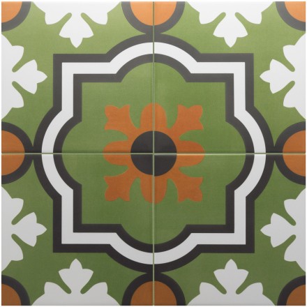 Гранит керамический 30711 RIVOLI Monaco Verde 20x20 см