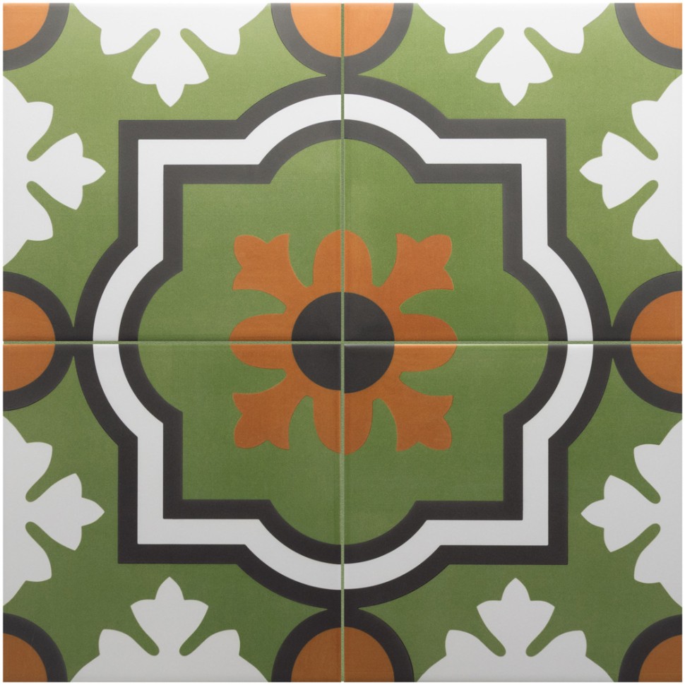Гранит керамический 30711 RIVOLI Monaco Verde 20x20 см