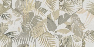 Плитка настенная Grunge Grey Geometry 31,5*63